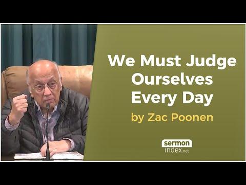 We Must Judge Ourselves Every Day by Zac Poonen