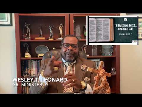 &quot;In times like these... remember God&quot; Psalm 20:6-7