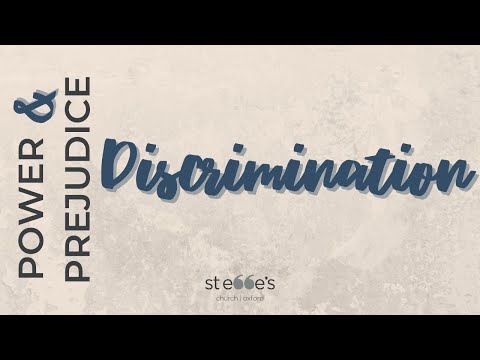 Discrimination - Matthew 5:3-10 & James 2:1-13