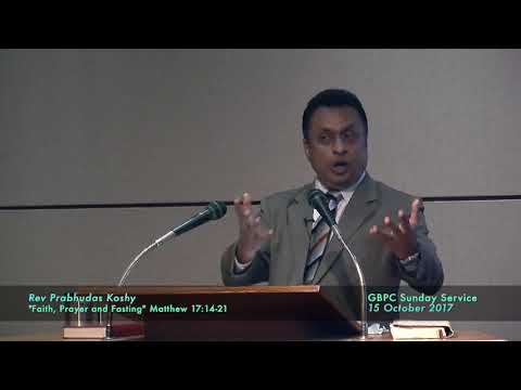 Faith, Prayer and Fasting (Matthew 17:14-21)