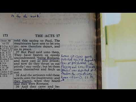 Acts 16:37. Being Romans!