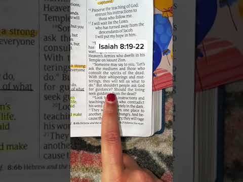 Isaiah 8:19-22#bible#isaiah#gospel#worship
