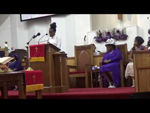Dr. Telika McCoy preaching, "There's More to Bathsheba" (1 Kings 1:15-21)