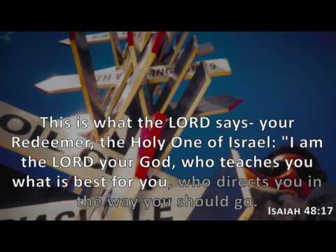 Isaiah 48:17, Holy Bible, NIV