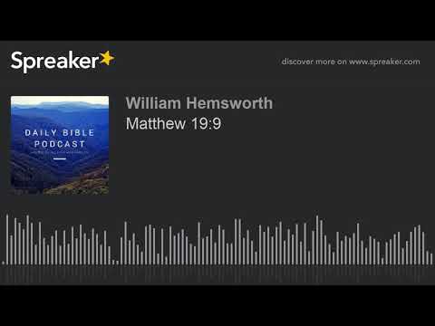 Matthew 19:9