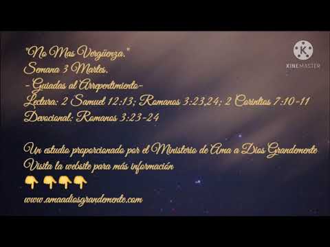 Lectura: 2 Samuel 12:13; Romanos 3:23,24; 2 Corintios 7:10-11
 Devocional: Romanos 3:23-24