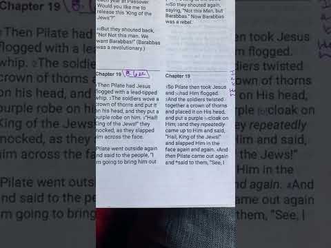 The reading of John 19:1–7