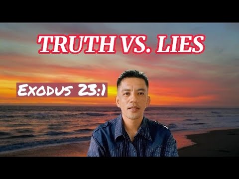 Spread the truth and not false report: Isaiah 23:1