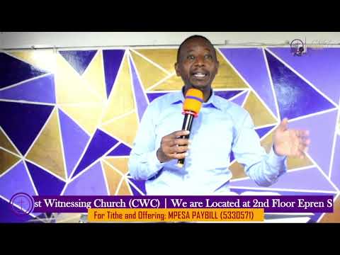 Wednesday Evening Service - PATHWAY TO PURPOSE: PROPHECY, Psalm 105:17-20 ( Pst Edwin Gitonga )