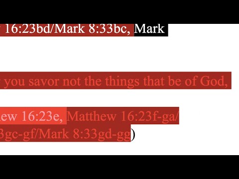 328. Get Behind Me satan. Matthew 16:22-23, Mark 8:32-33