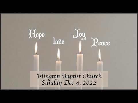 Sermon Isaiah 49 Sunday Dec 4, 2022 IBC