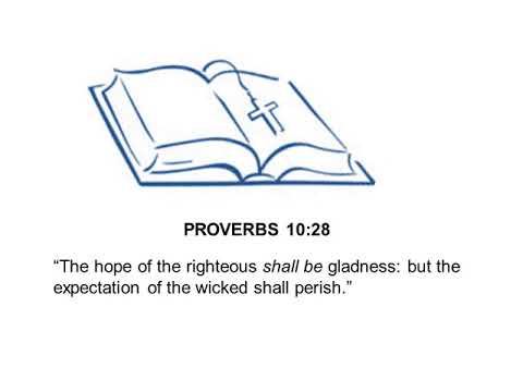 Proverbs 10:28