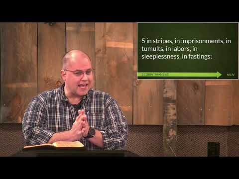 2 Corinthians 6:3 - 7:1 - Pastor Brian Eggert - Sunday AM