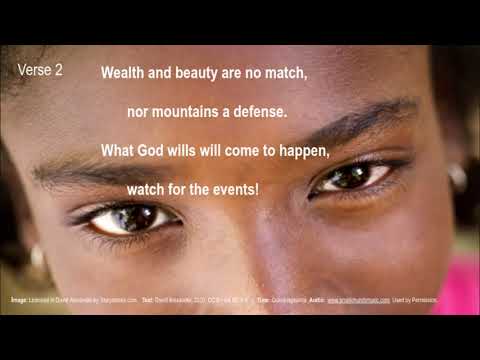 Psalm 29:3-9  Thunder!