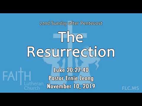 Children's Message: The Resurrection (Luke 20:27-40)