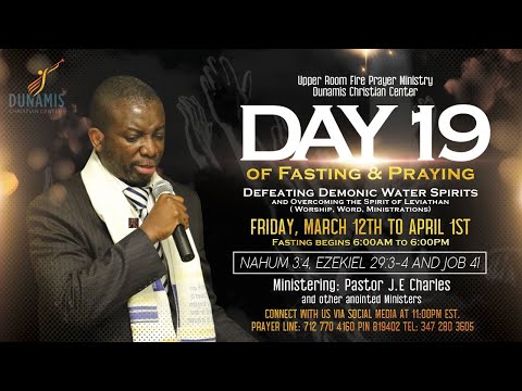 Day 19: The Spirit of Leviathan and the Seven Heads with Pastor J.E Charles | Job 41:26-34