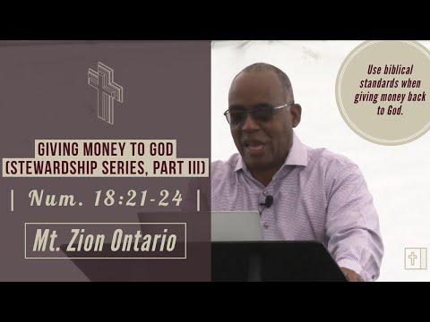 Sunday Worship | Giving Money Back to God  | Stewardship Part III | (Num. 18:21-24; Deut. 14:22-29)