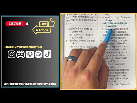 Day 37: Applying the Bible In The Prophets | Isaiah 30:1-5