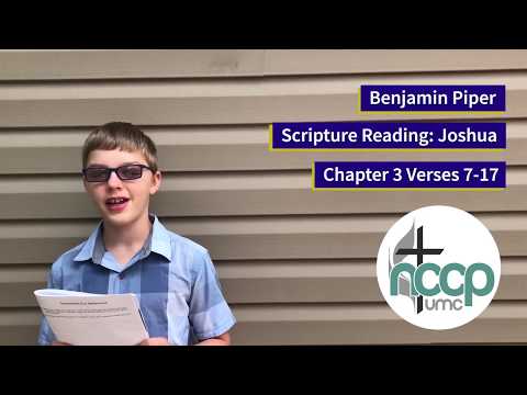 NCCP June 21: Scripture Reading "Joshua 3:7-17"
