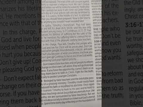 Don't be #fearful???? of ????#persecution???? following after Jesus 2Timothy 3:12