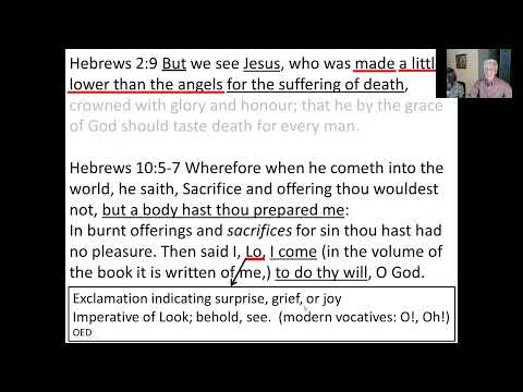 Oct 23, 2022 - Hebrews 2:9 - 2:16