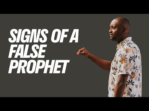 Signs Of A False Prophet