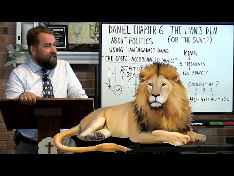 Daniel 6:1 to 28 Daniel and the Lion's Den or the Swamp