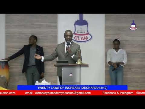TWENTY LAWS OF INCREASE (ZECHARIAH 8:12)
