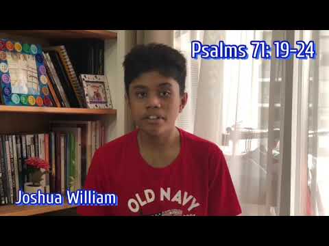 Bible Memorize Psalm 71: 19 - 24