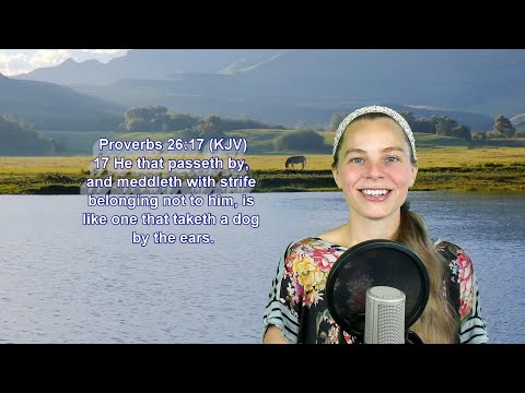 Proverbs 26:17 KJV - Slow to Wrath - Scripture Songs