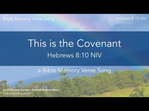 This is the Covenant (Hebrews 8:10 NIV) - memorize scripture easily with song! [acoustic piano]