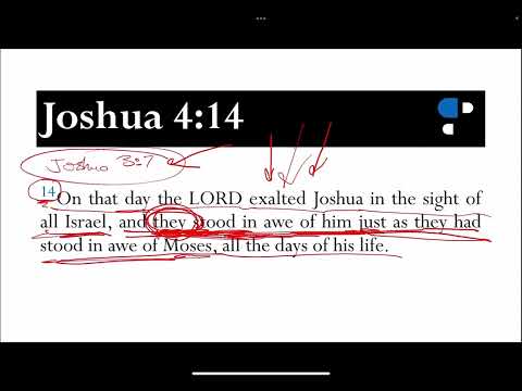 Joshua 4:14