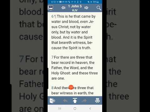 1 John 5:5-10 the testimony of god