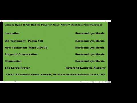 “Wonders and Miracles” 1 Chronicles 16:8-15 Reverend Lyndetta Alsberry 06 June 2021