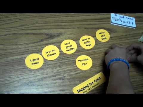 Proverbs 22:1 CSB Children's Bible Drill