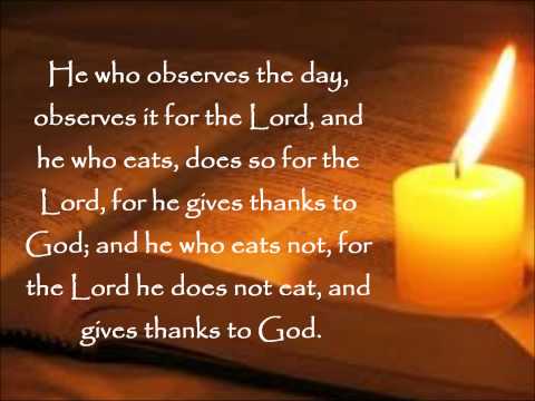 Daily Bread: Romans 14:5-9 (NASB)