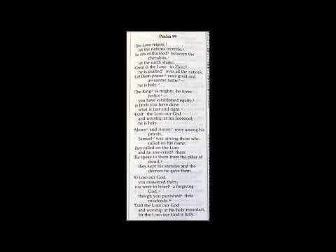 Holy Bible - Psalm 99 : 1 - 9