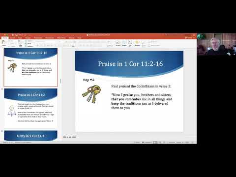 16. 1 Corinthians 11:2-10 - Not Authority but Unity