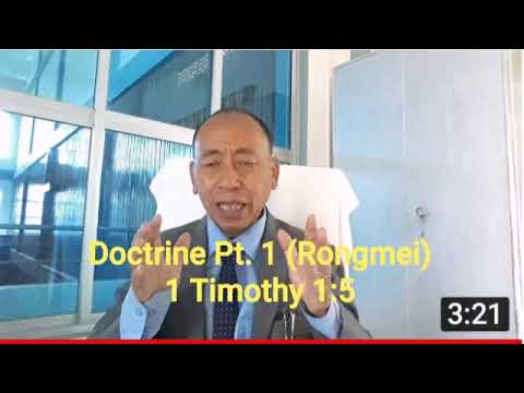 Doctrine (Rongmei) 1 Timothy 1:5, 15(1)