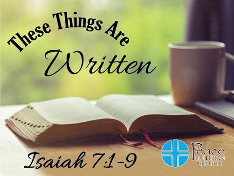 TTAW - Isaiah 7:1-9