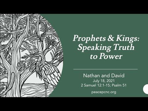 Sermon based on 2 Samuel 12:1-15 (Prophets and Kings Week #3)