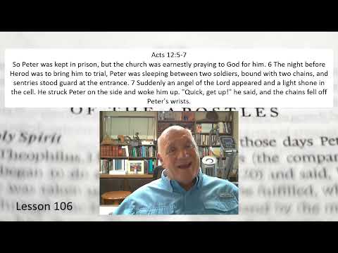 Acts 12:5-7 Lesson 106 August 16, 2022