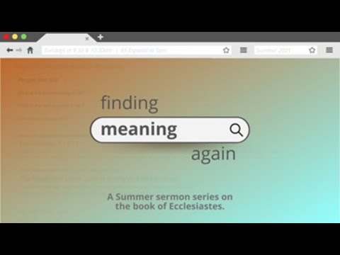 Aging is Meaningless Without Jesus  |  Ecclesiastes 11:7-12:14