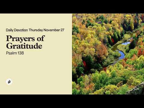 Prayers of Gratitude – Daily Devotional