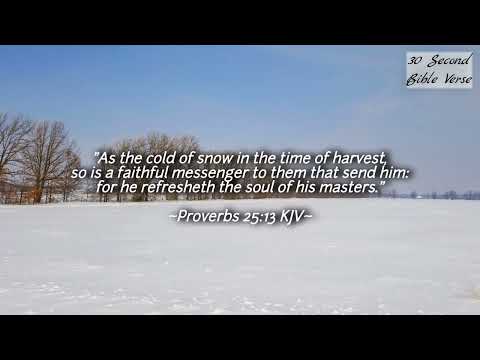 Proverbs 25:13 kjv