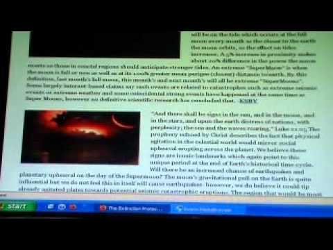 "SUPER MOON" SIGNS IN THE SUN, MOON AND STARS LUKE 21:25