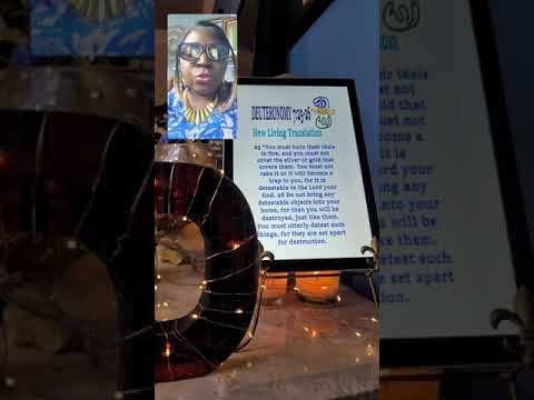 3FOLD Deuteronomy 7:25-26 (NLT)