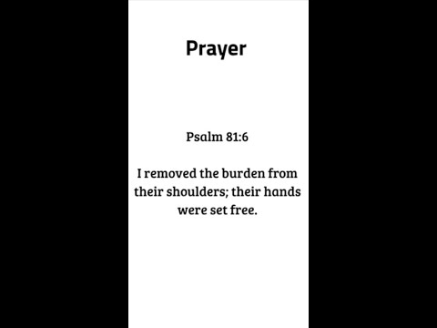 God equips us to live a liberated life | Psalms 81:6 | Prayer by Bella Sophia