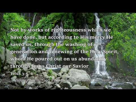 Titus 3:5, 6