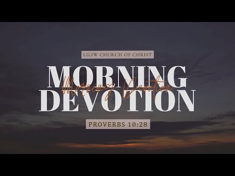 Hoping in Christ (Proverbs 10:28)